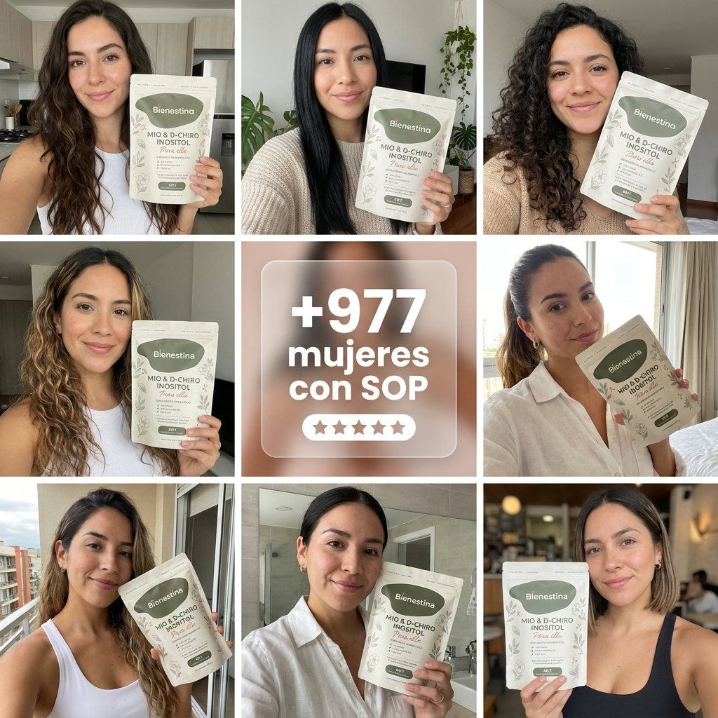Clientas de Bienestina con su bolsa, mujeres con SOP